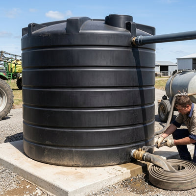 22000 Litre Vertical Non-Potable Water Storage Tank