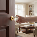 Premium 10 Pack Crystal Ball Glass Cabinet Knobs 30mm - Decorative & Durable Design for Furniture Refresh