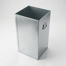 100 litre galvanised steel bin liner with handles (view 2)