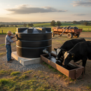 Dark Slate Gray Large Heavy Duty 10,000 Litre Molasses Storage Tank