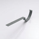 130mm Aluminium Gutter Top Rafter Bracket — RAL 7037