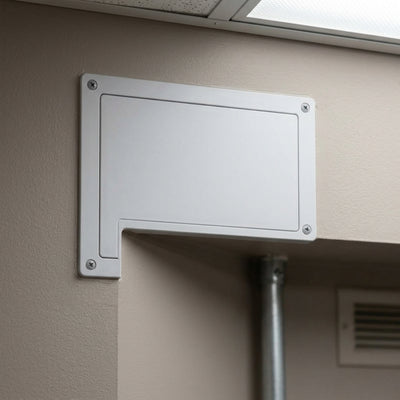 Plastic Access Panel 152x102mm to 355x355mm, Non-Fire Rated