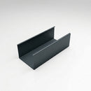 Aluminium Box Gutter Length 135×100mm 3m Marine Grade — RAL 7016