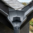135° Aluminium Gutter Angle 130mm Deepflow