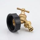 S60X6 IBC Tap with 1/2" Brass Bib and Snap-On Connector (view 2)
