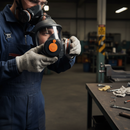 Black Premium A2P3 Filtering Cartridges - Box of 4 for Full Face Masks