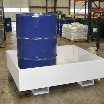 Heavy Duty Welded Steel Sump 250 Litre with Forklift Channels
