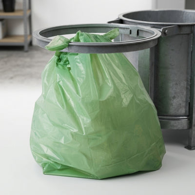 Medium Duty Green Refuse Sacks 18" x 29" x 39" – 200 Per Box