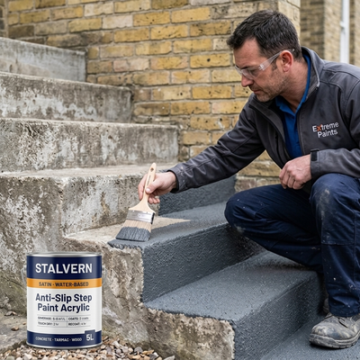 Anti-Slip Step Paint 5L - Water-Based Acrylic Coating