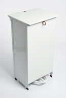 70 litre steel fire retardant sackholder with pedal lid (view 2)