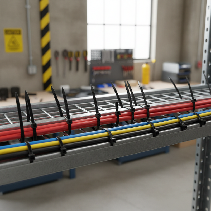 Dim Gray Heavy Duty Nylon Cable Ties 900mm x 9mm (Pack of 100)