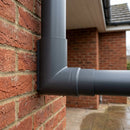 Flush Joint Aluminium Downpipe Bends 63mm Diameter