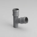 63mm Diameter Traditional Downpipe Branches 92.5° & 112.5° — RAL 7037 / 112.5 Degrees