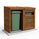Double Bin Store - Durable Timber Construction (view 2)