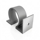 Aluminium Downpipe Clip 63mm Dia with 25mm Wall Offset (view 2)