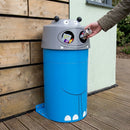 Hippo Animal Face Litter Bin – 90 Litre Capacity