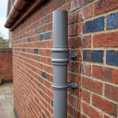 Traditional Non-Eared Downpipe 76mm Diameter × 3m Length
