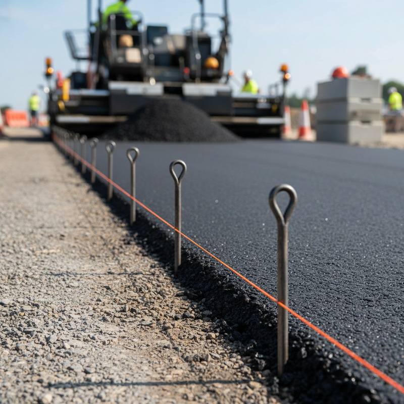 Dark Slate Gray Premium Steel Road Pins 16mm Diameter for Heavy Duty Use