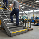 Dim Gray Premium Anti-Slip Stair Nosing Covers - 30mm x 70mm for Safety