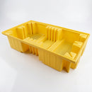 Double IBC Spill Pallet – 2200kg UDL, Polyethylene, No Grid (view 2)