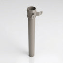 Aluminium Downpipe Length Eared Socket 63mm Dia x 3m — RAL 7036