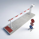 3200–6500mm adjustable aluminium raising boom barrier (view 2)