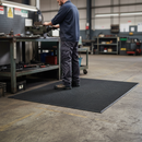 Dim Gray Premium Fine Rib Rubber Mat for Enhanced Grip and Safety