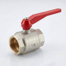 1 1/4" BSP Female Plated Brass Lever Ball Valve, 82mm (view 2)