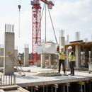 Dark Slate Gray 250 Litre Heavy Duty Crane Lift Mortar Tub for Construction Sites