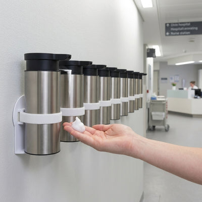 Self-Adhesive Sanitiser Wall Bracket - Pack of 10