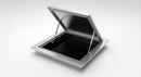 Electric Square Access Hatch Mill Finish - Bespoke Sizes (view 2)