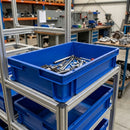 600 x 400 x 120mm 24L Euro Stacking Container Polypropylene