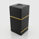 Glass Fibre Composite Litter Bin 112L with Hinged Door (view 2)