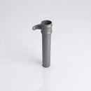 Traditional Aluminium Downpipe Sample — RAL 7037 / 76mmØ