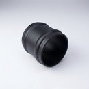 76mm Traditional Aluminium Downpipe Socket Non-Eared Spare — Textured Black