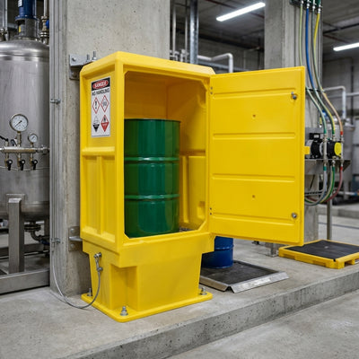 225 Litre Chemical Storage Cabinet, Lockable, No Shelf