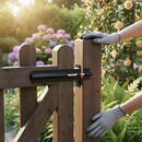 Premium Heavy Duty 75mm Tower Bolt Sliding Latch for Gates and Sheds - Black Finish for Outdoor Security