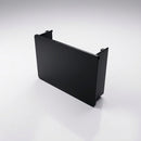Aluminium Box Gutter Stop End 135 x 100mm — RAL 9005