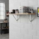 Light Gray Premium White Industrial Brackets for Heavy Loads