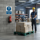 Dim Gray Premium Fire Safety Door Signs - Keep Access to Fire Extinguisher Clear