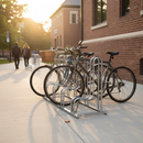 Tan Heavy Duty Galvanised Steel Single Sided Bike Rack for Efficient Parking