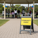 Tan Custom 1050 x 750mm Premium Sign for Bespoke Events