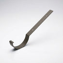 Half Round Aluminium Gutter Top Rafter Bracket 125mm — RAL 7022