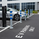 Dark Slate Gray Premium EV Charging Point Protection Bollards - Surface Fix