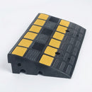 600 x 360 x 150mm Rubber Kerb Ramp Yellow 40 Tonne (view 2)