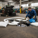 Dim Gray Premium Oil & Fuel Spill Kit - 20 Litre Capacity for Effective Cleanup