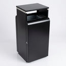 100 litre steel litter bin with integral bait box (view 2)