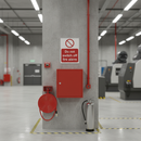 Light Slate Gray Premium Fire Safety Sign - Do Not Switch Off Fire Alarm