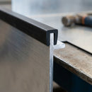 Square Rubber Edge Protector 18x15mm for 6mm Panels - 1m EPDM (view 2)