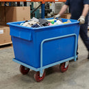370 Litre mobile container truck with steel frame